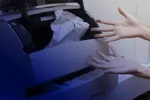 خطای paper jam در پرینتر hp